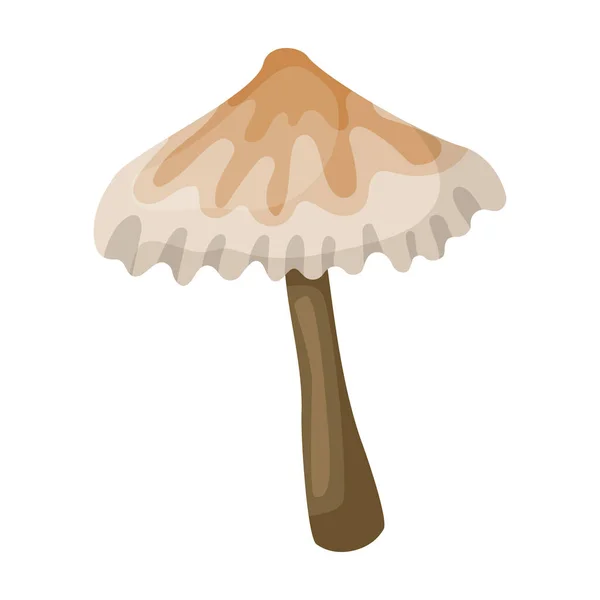 Death cap vector icon.Cartoon vector icon isolated on white background death cap. — 스톡 벡터
