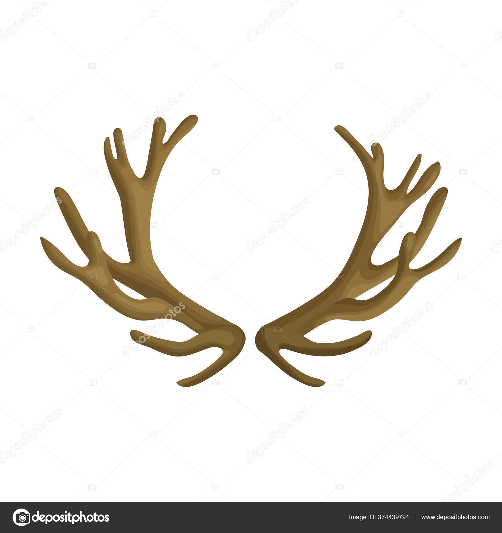 Elg horn vektor icon.Cartoon vektor ikon isoleret på hvid baggrund elg horn  . Stockvektor af ©magicleaf 374439794, image size:1600x1700