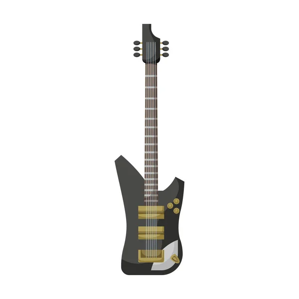 Gitara elektryczna wektor ikony.Ikona wektor kreskówek izolowane na białym tle gitara elektryczna. — Wektor stockowy