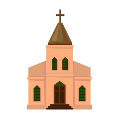 Vahşi batı bina vektör simgesi. Çizgi film vektör simgesi beyaz arka planda izole edilmiş. Vahşi batı binası..