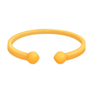 Altın taç vektör simgesi. Çizgi film vektör simgesi beyaz zemin altın kaplama üzerinde izole edilmiş..