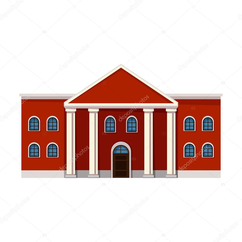 Wild west building vector icon.Cartoon vector logo isolated on white background wild west building.