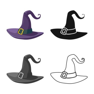 Şapka ve başlık sembolünün vektör tasarımı. Şapka ve kap vektör illüstrasyonunun grafiği.