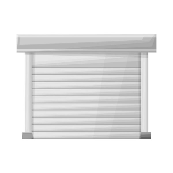 Isolated object of hangar and garage symbol. Web element of hangar and airport vector icon for stock.