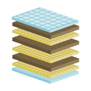 Yatak vektör simgesi. Çizgi film vektör simgesi beyaz arkaplan yatağında izole edildi.