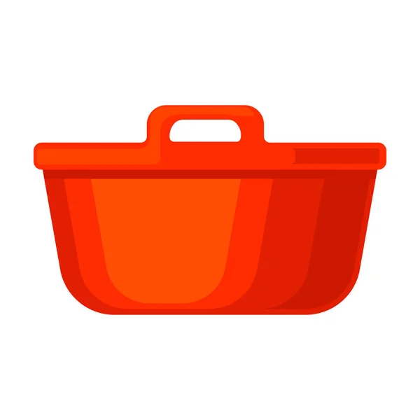 Basin vector icon.Cartoon vector pictogram geïsoleerd op witte achtergrond bassin. — Stockvector