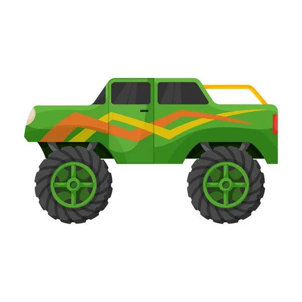 Monster Truck vector icon.Cartoon icono del vector aislado en el fondo blanco monstruo camión . — Archivo Imágenes Vectoriales