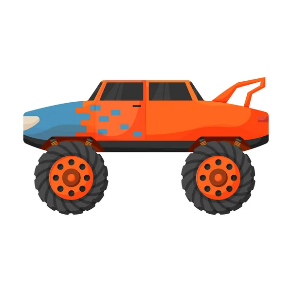 Monster Truck Vektor icon.Cartoon Vektor Symbol isoliert auf weißem Hintergrund Monster Truck. — Stockvektor