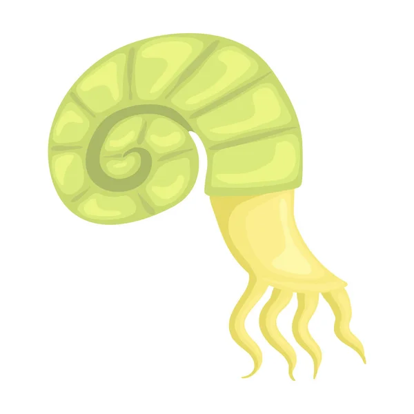 Plankton vektorová ikona.Cartoon vektorová ikona izolované na bílém pozadí plankton. — Stockový vektor