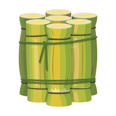 Bunch kök vektör simgesi. Çizgi film vektör simgesi beyaz arkaplan sapında izole edildi.