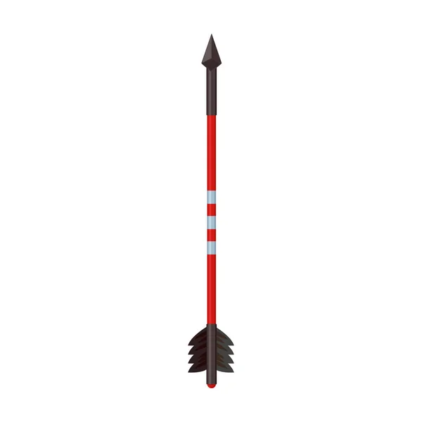 Pfeil für Bogen Vektor icon.Cartoon Vektor Symbol isoliert auf weißem Hintergrund Pfeil für Bogen. — Stockvektor