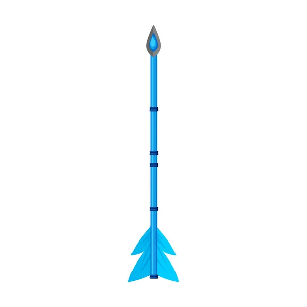 Arrow for bow vector icon.Cartoon vector icon isolated on white background arrow for bow. — Stock Vector