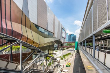 Lat Phrao bölgesindeki Bts istasyonu.