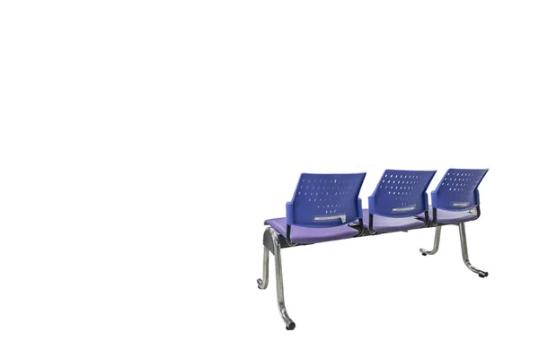 Blue Long Chair Seats Dicut — Stock Photo, Image