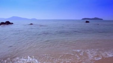 Çöl ıssız tropikal plaj