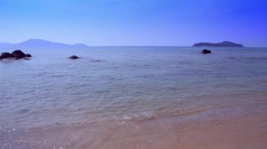 Çöl ıssız tropikal plaj