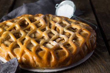 ev yapımı pasta elmalı