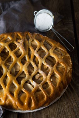 ev yapımı pasta elmalı