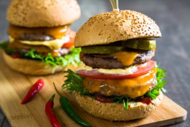 Masada büyük hamburger