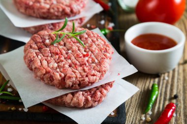 Ham burger ve baharatlar