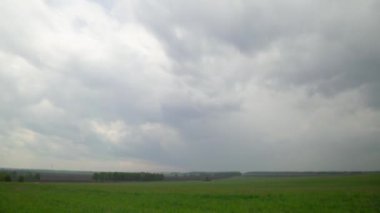 Gök gürültülü başlangıcı, zaman manzara tur.