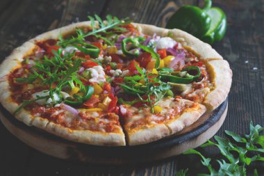 Masada vejetaryen pizza