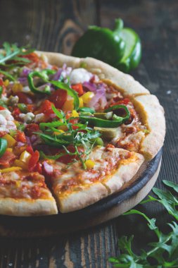 Masada vejetaryen pizza