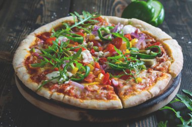 Masada vejetaryen pizza