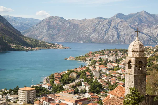 Kotor bir yükseklikten. Karadağ
