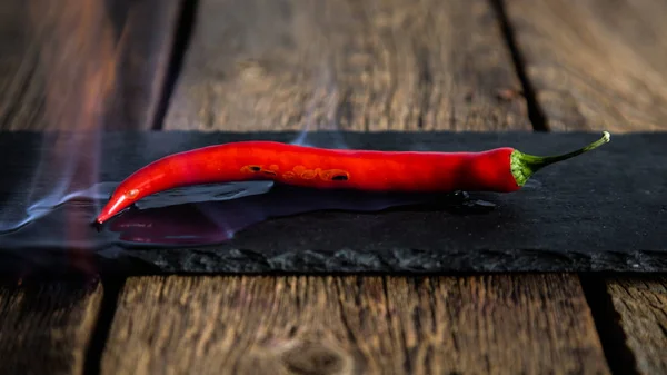 Красный Острый Перец Чили — стоковое фото