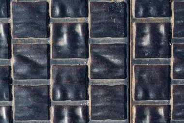 Kabartma için kabartmalı seramik fayansların arka planı veya dokusu.