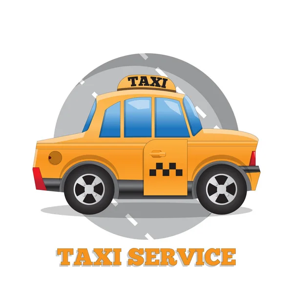 Servicio de taxi . — Vector de stock