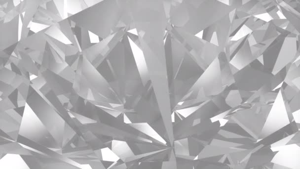 Lyx ljusa Slowmotion diamant bakgrund — Stockvideo