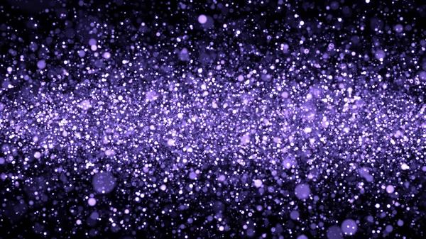 Purple Glitters - 3D Rendered Shining Sparkles Christmas Background — Stock Photo, Image