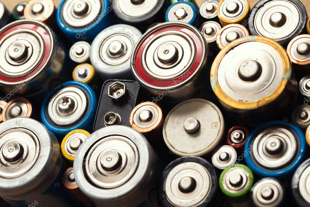 Used Alkaline batteries toxic waste recycling and ecology issues