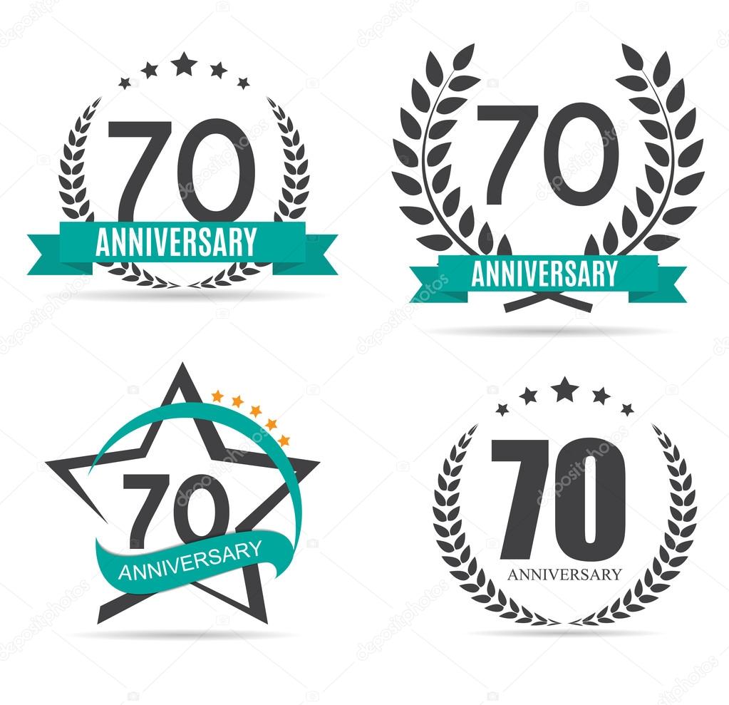 70 log of Jahre 70 Vorlage Jubiläum Logo Illustration Vektor 70 log of Jahre 70 Vorlage Jubiläum Logo Illustration Vektor