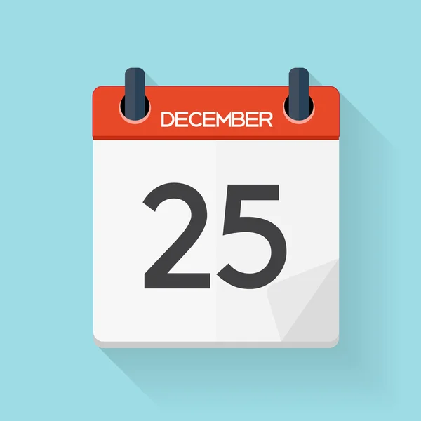 Calendrier Flat Daily Icon. Illustration vectorielle Emblème. Élément de — Image vectorielle