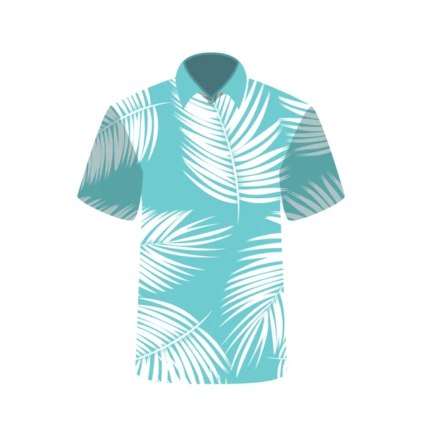 T-shirt with the image of palm trees. Vector Illustration. — Stock Vector