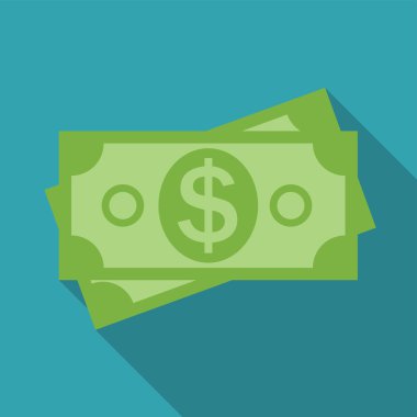 Bize Doları yığın kağıt banknot simgesini işaret iş Finans MEB