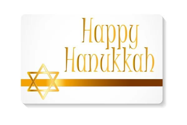 Happy Hanukkah, Jewish Holiday Background. Vector Illustration. — Stock Vector