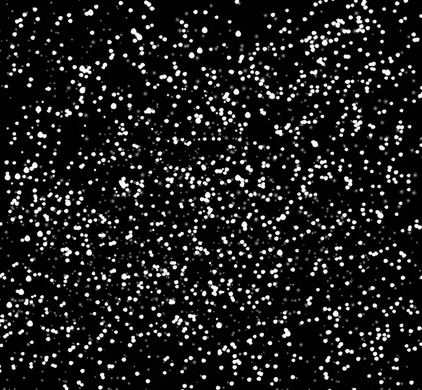 雪上黑色背景抽象的圣诞节和新年。Vecto — 图库矢量图片