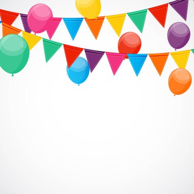 Parlak renk balonlar