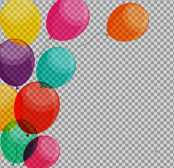 Hochglanz-Luftballons — Stockvektor
