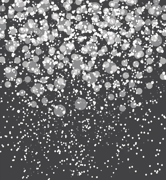 Patrón abstracto de fondo de copos de nieve — Vector de stock