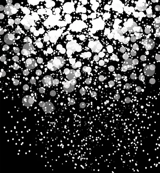 Patrón abstracto de fondo de copos de nieve — Archivo Imágenes Vectoriales