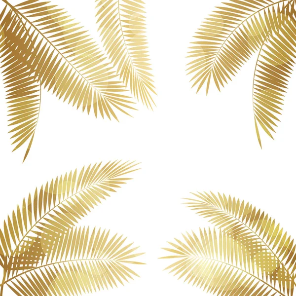 Pattern of palm leaves — Stock Vector