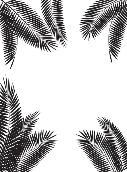 模式的棕榈叶 — 图库矢量图片