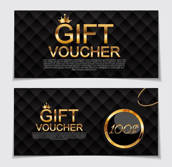 stock vector Gift Voucher Template for Discount Coupon  Vector Illustration