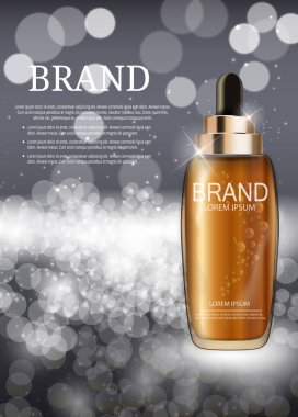 Konsantre şişe şablon reklamları veya Mag için nemlendirici yağı özü