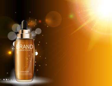 Konsantre şişe şablon reklamları veya Mag için nemlendirici yağı özü